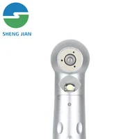 sj dent dental high speed handpiece with e generator push button standard torque head air turbine three way spray dentist drill
