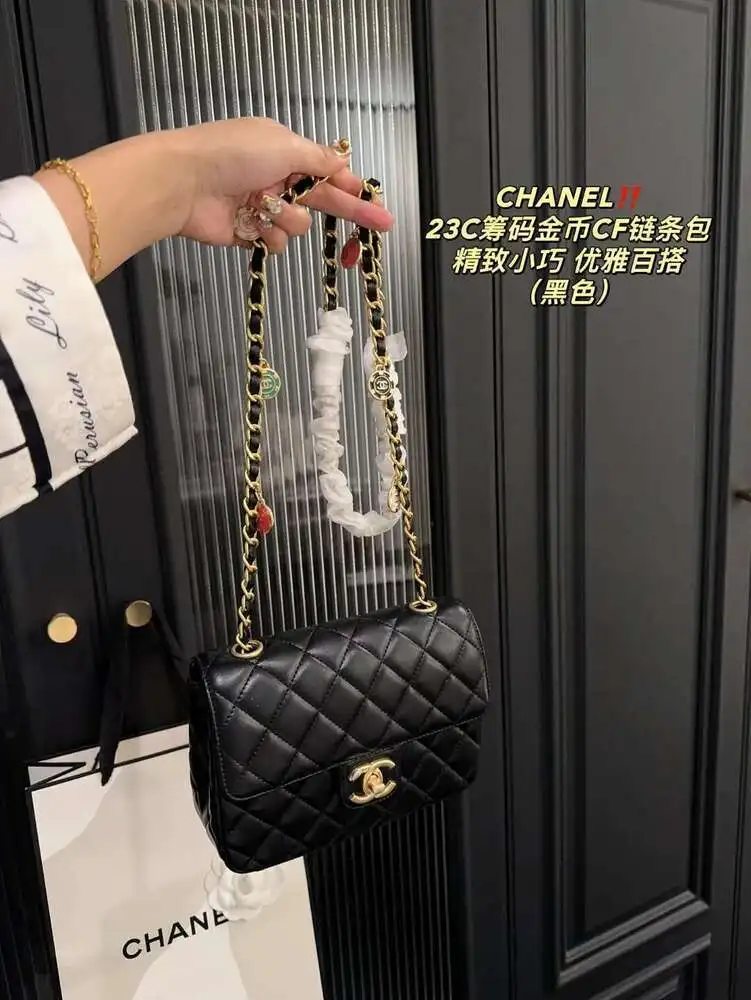 точная копия 1:1 Сумка Chanel Из ВолоВьей Кожи 19см*12см |