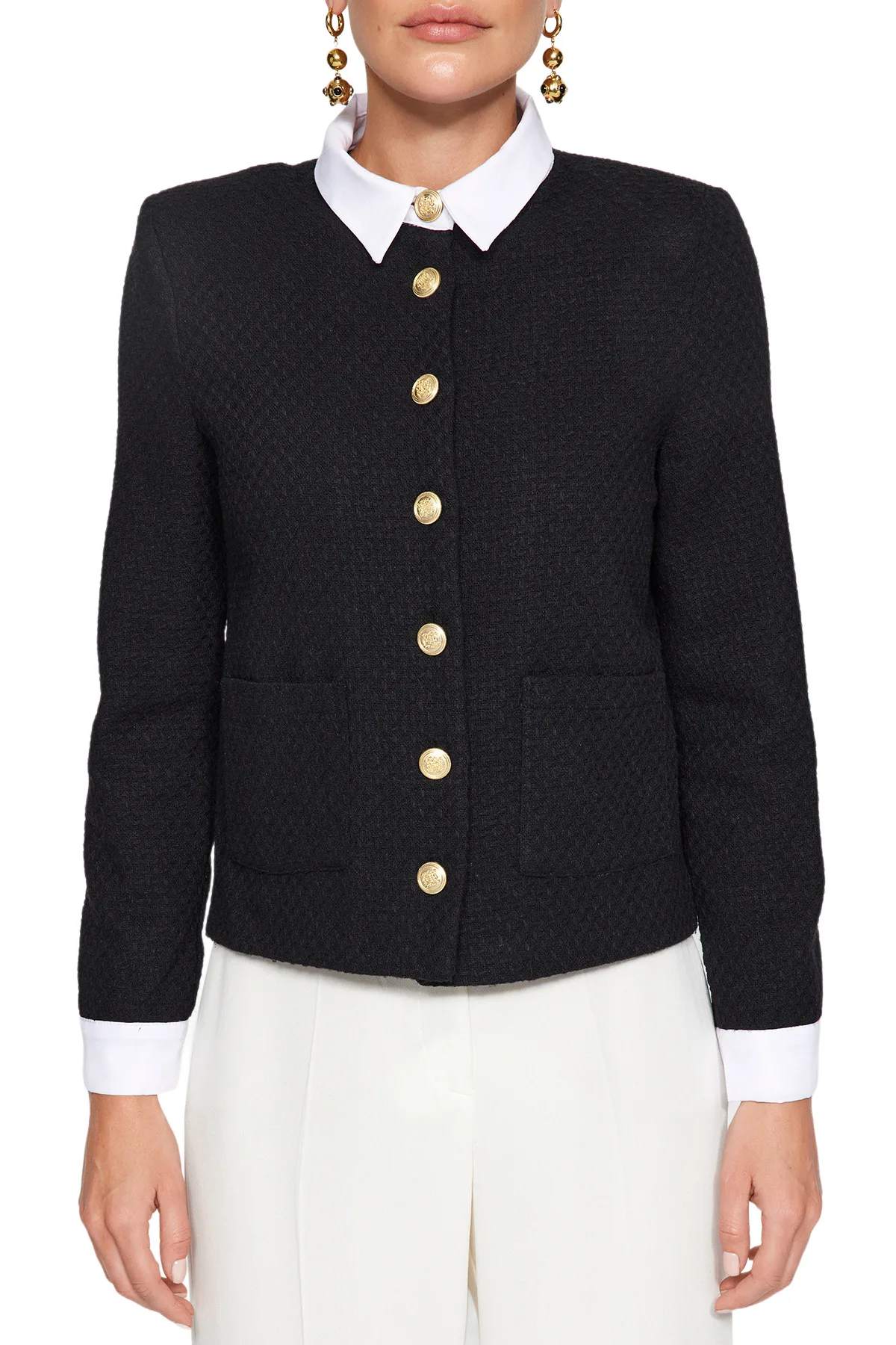 Модный дорожный женский деловой пиджак с длинным рукавом и прямым