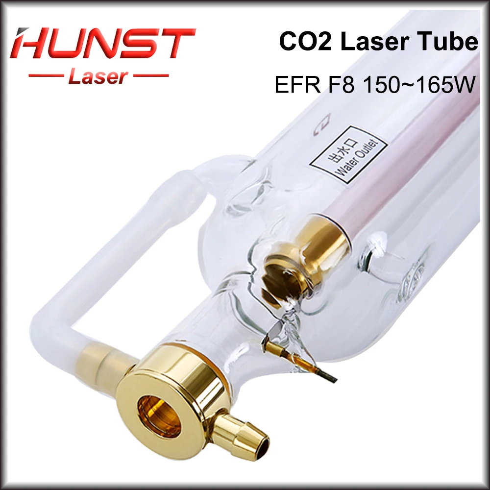 Hunst EFR F8 150~165W Co2 Laser Tube Length 1850mm Diameter 80mm Laser Lamp for Co2 Laser Cutter Engraving Machine