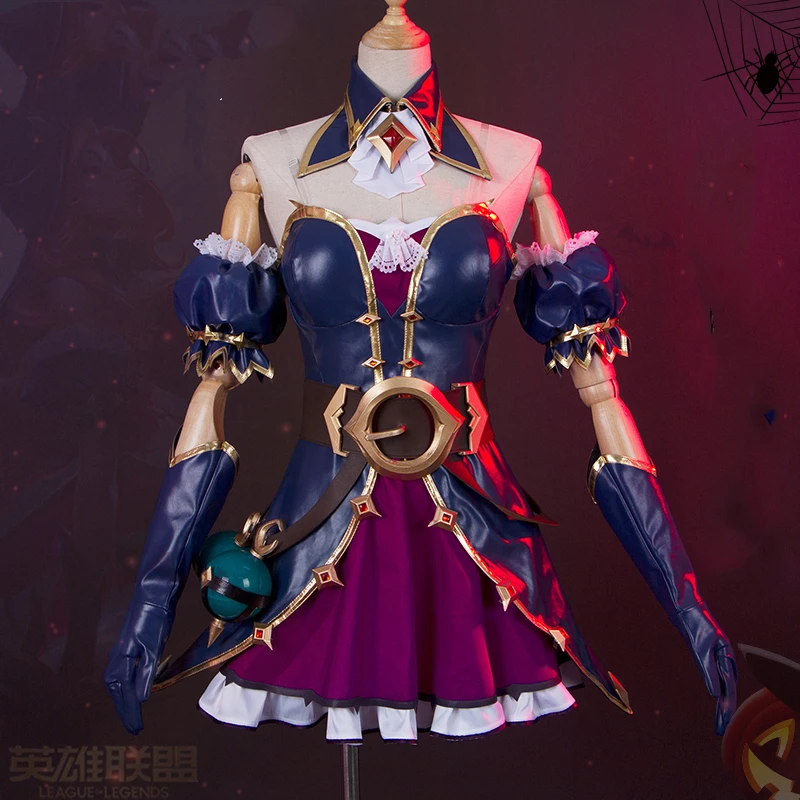 

Anime Game LOL The Bounty Hunter Miss Fortune Daily Uniform Dress Cosplay Costume Halloween Sexy Women Free Shipping 2022 New