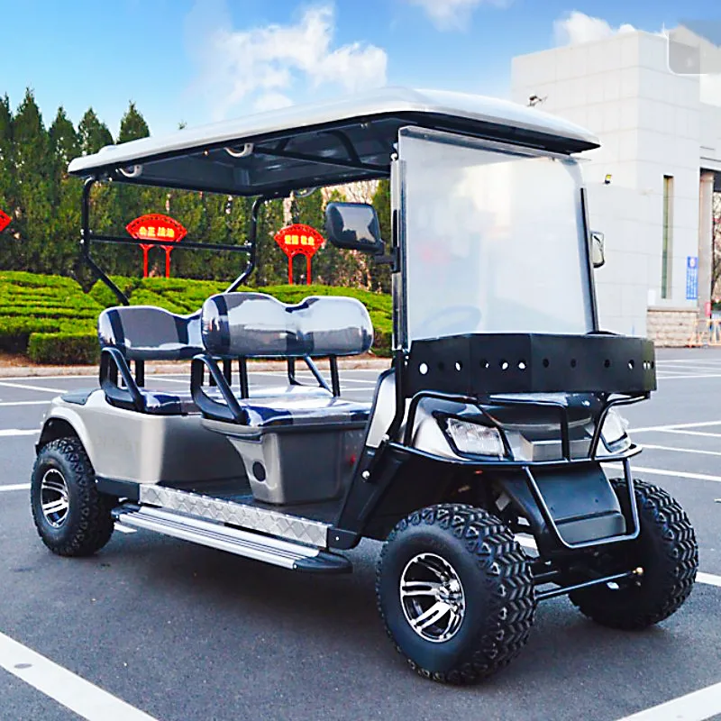 Cart Off-road Electric Atv 2+2 Seat 60v 4000w Widened Vacuum