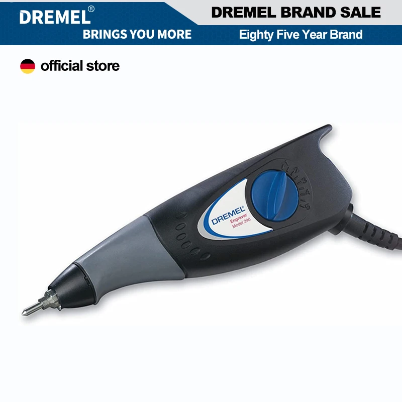 Dremel 290-02 35W Engraving Pen Electric Engraver Tool for Wood Metal Stainless Steel Glass Plastic Etching with Carbide Tips