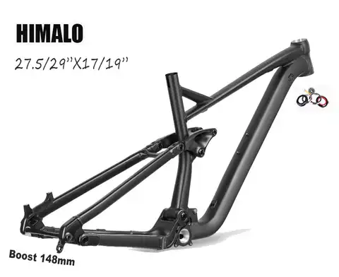 Велосипедная мягкая Задняя рама HIMALO 29/27.5ER Boost 148 мм горная 4 звенья полная подвеска алюминиевый MTB DH Велоспорт Горный