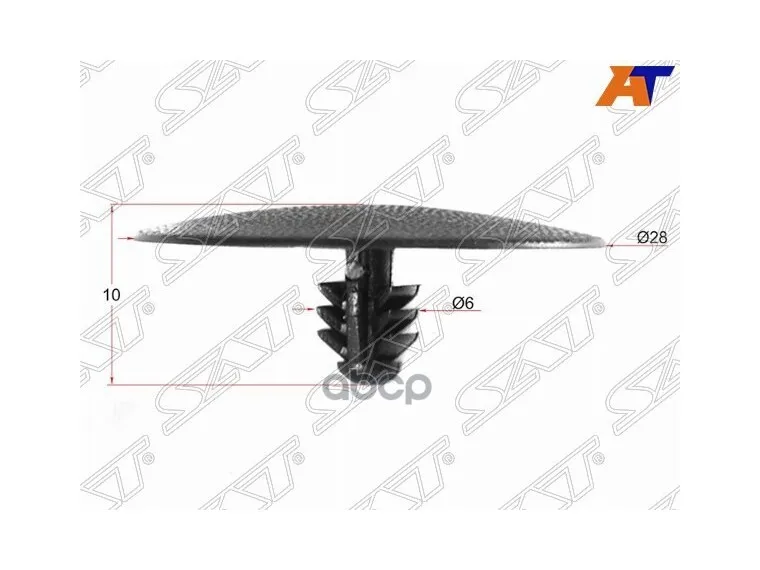 Клипса Крепления Обшивки Капота Nissan Sentra (1 Шт.) Sat арт. ST-M11829 |