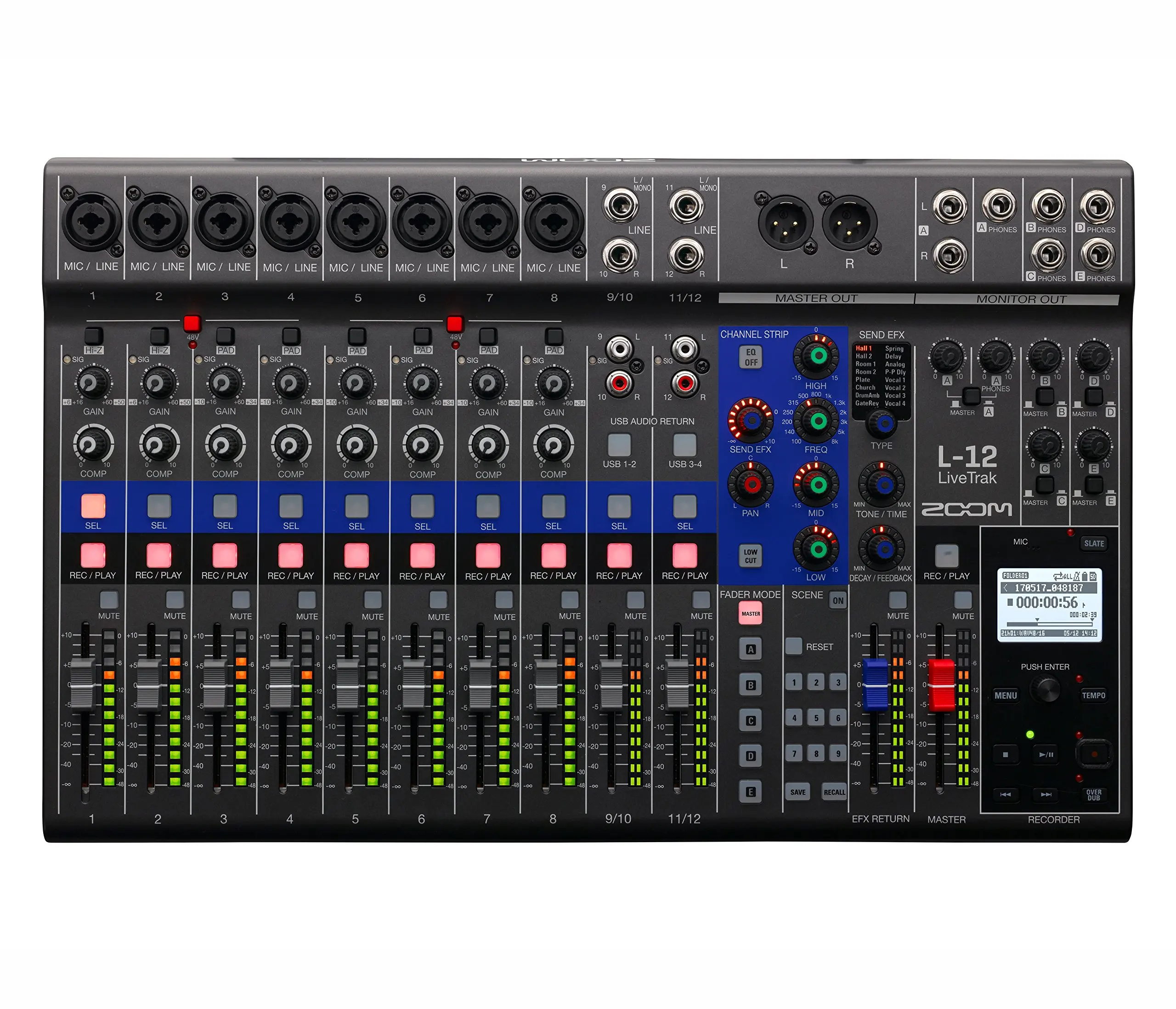 

Summer Discount Sales Zoom LiveTrak L-12 12-channel Digital Mixer Recorder