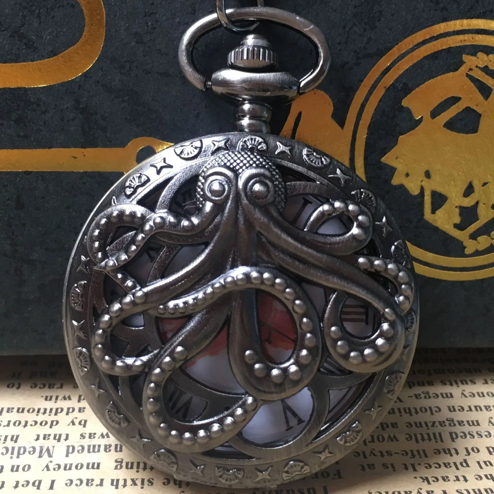 Классические кварцевые карманные часы в стиле стимпанк, антикварные ретро, унисекс, модное ожерелье, подвеска с цепочкой, подарки, часы