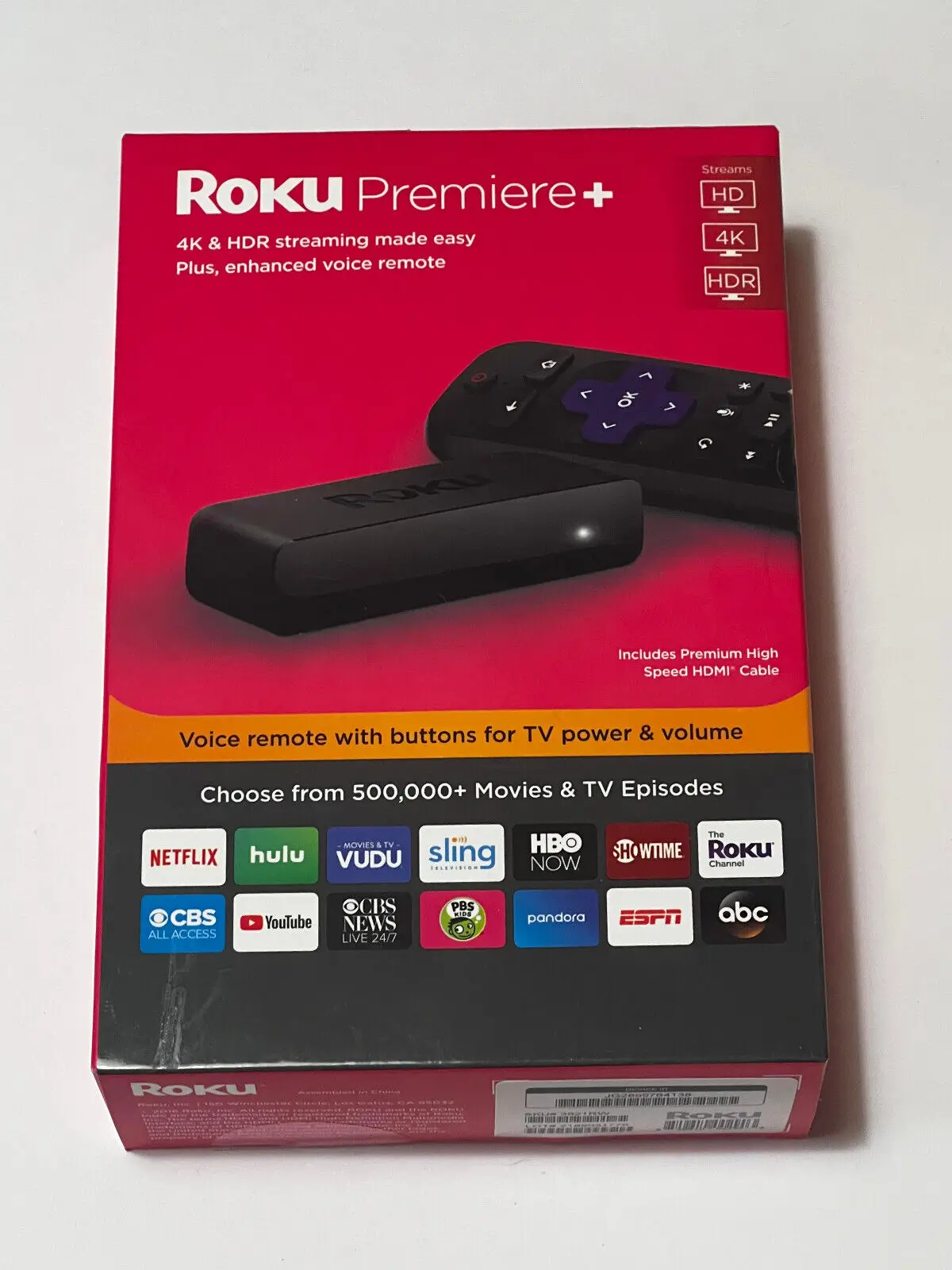 

SUMMER SALES DISCOUNT ON New Roku Premiere+ Digital Media Streamer with Voice Remote 4K/HDR/HD