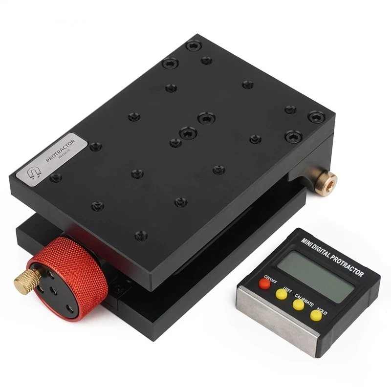 

Adjustable Angle Tilt Hole Puncher Platform Multi Woodworking Aluminum Alloy Positioning Fixture Jig Digital Display