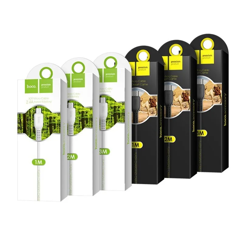 Кабель USB 2.0 hoco X20, AMmicroBM, черный, 3м (6957531068945) (art.: 3920bdd7d8d71) - 3920bdd7d8d71