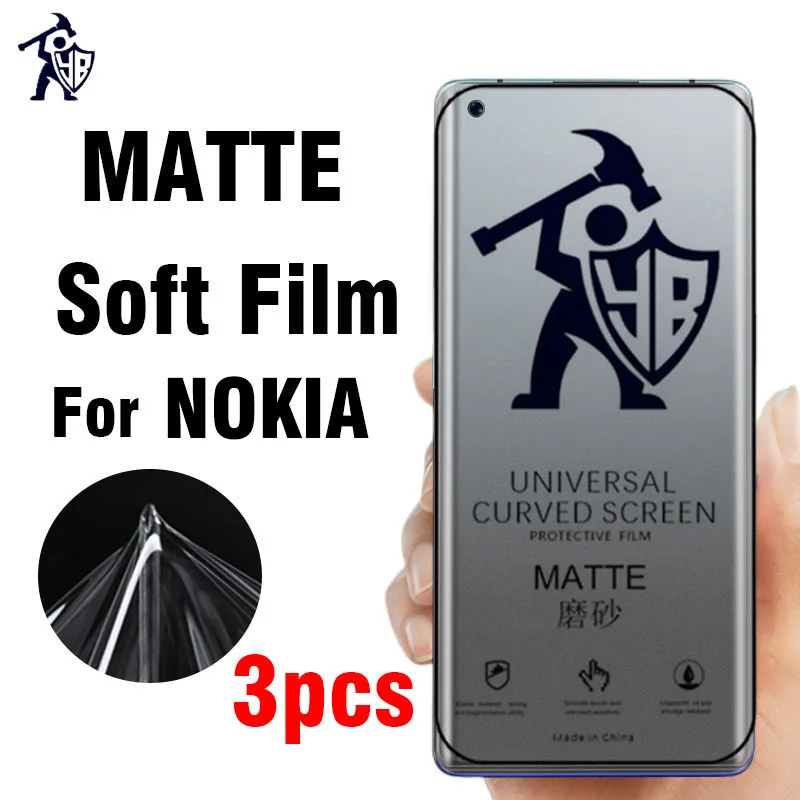 

Matte Full Cover Screen Protector For NOKIA G10 G11 G20 G21 G50 X10 X20 C10 C20 Hydrogel Film For NOKIA 1.4 1.3 2.4 3.4 5.3 5.4