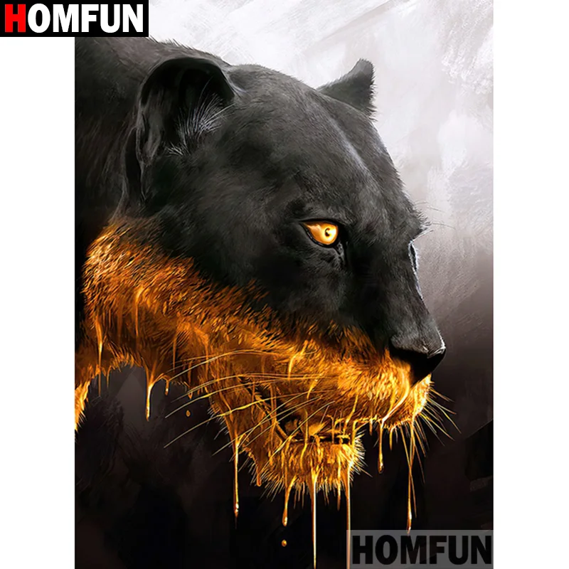 

Алмазная картина HOMFUN «Голубой Фишер», вышивка крестиком, фото на заказ, квадратная круглая вышивка, домашний декор