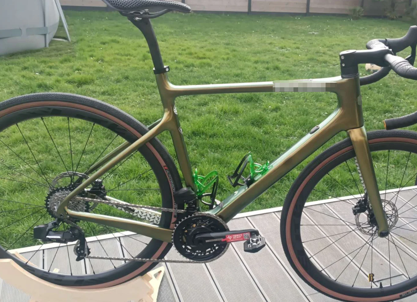 Grevil + карбоновая рама для велосипеда T1000 цвет хамелеона гравийная велосипедная