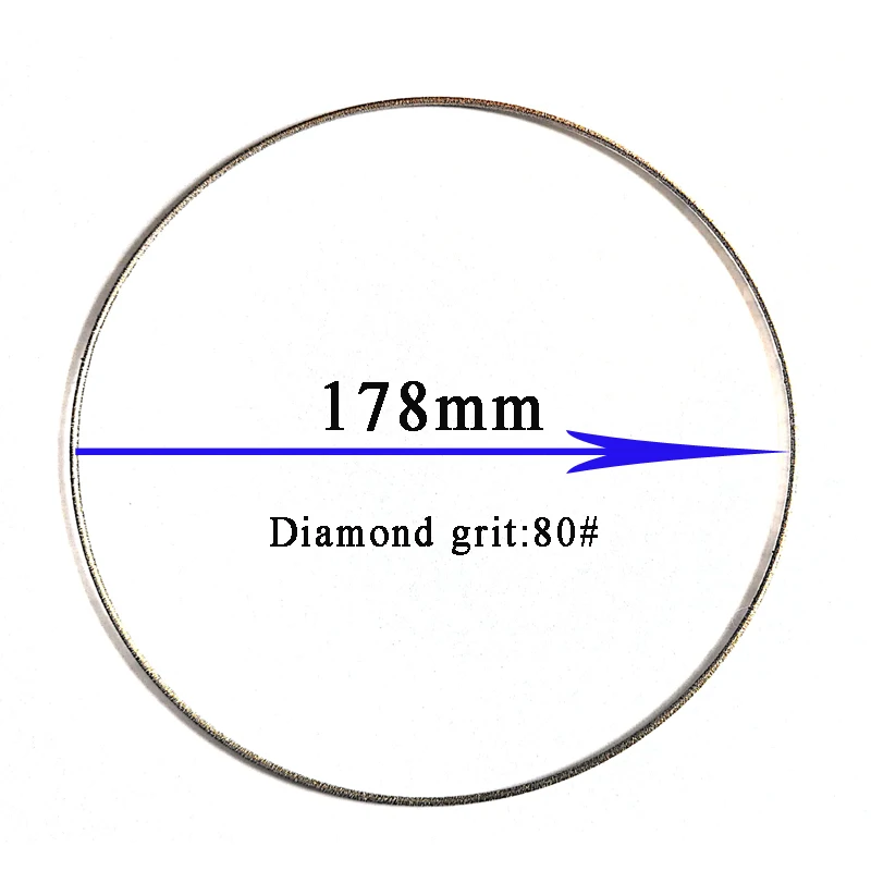 7-дюймовое алмазное кольцевое полотно для кольцевой пилы Gryphon Zephyr, режущий инструмент для витражи с алмазной зернистостью 80 # чудесный сад раскрась витражи