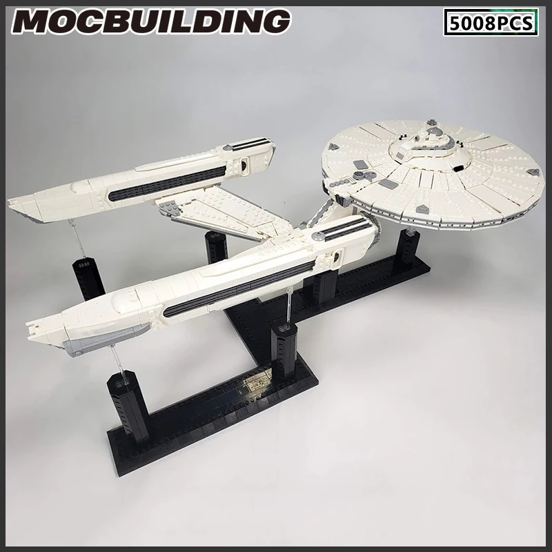 

MOC Building Block Spaceship Starfighter Frigate Destroyer Battleship Brick DIY Model Christmas Present Birthday Gift Kid Toy