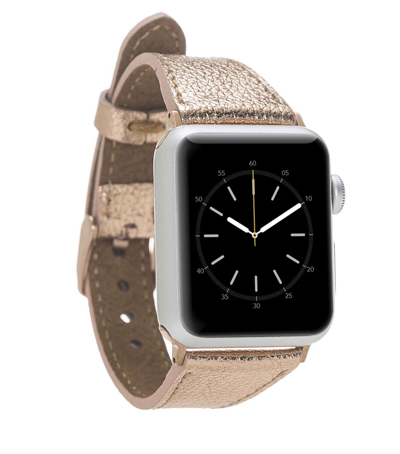 

Тонкий ремешок из натуральной кожи для Apple iWatch 38-40-41-42-44-45 мм