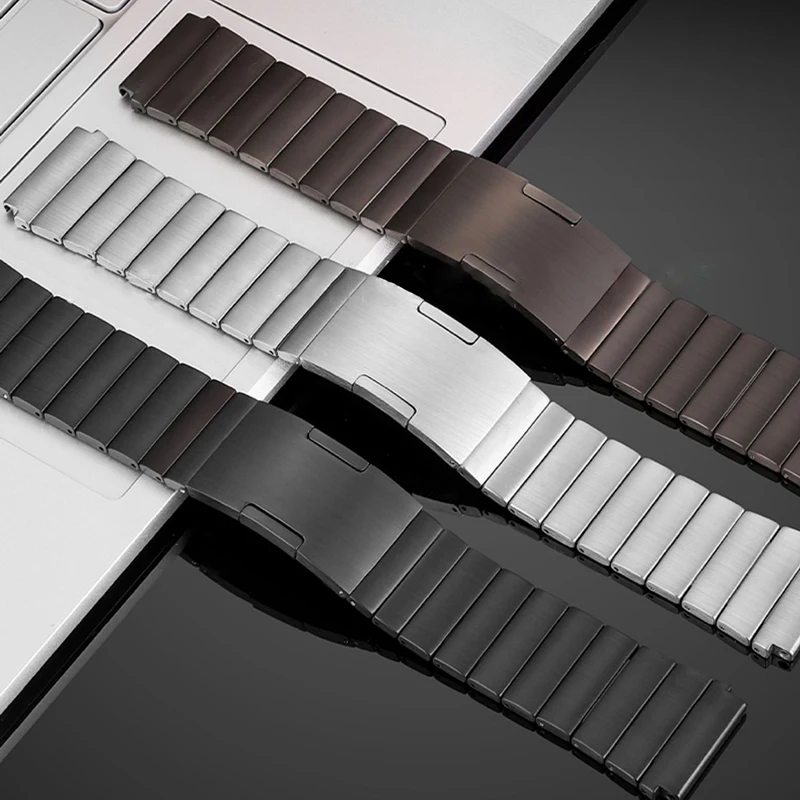 Ta1 Industrial Solid Pure Titanium Strap  Watch Accessories for Huawei Apple Xiaomi Etc Watches Ultra-Light And Non-Allergic