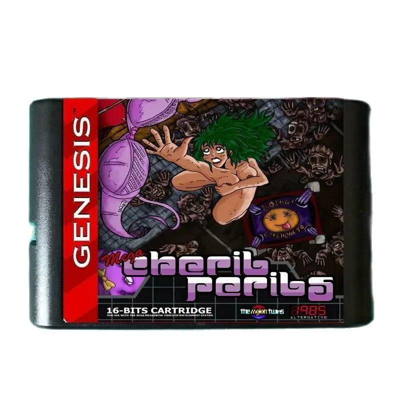 Mega Cheril Perils MEGA DRIVE GENESIS GAME 16BIT Game Card