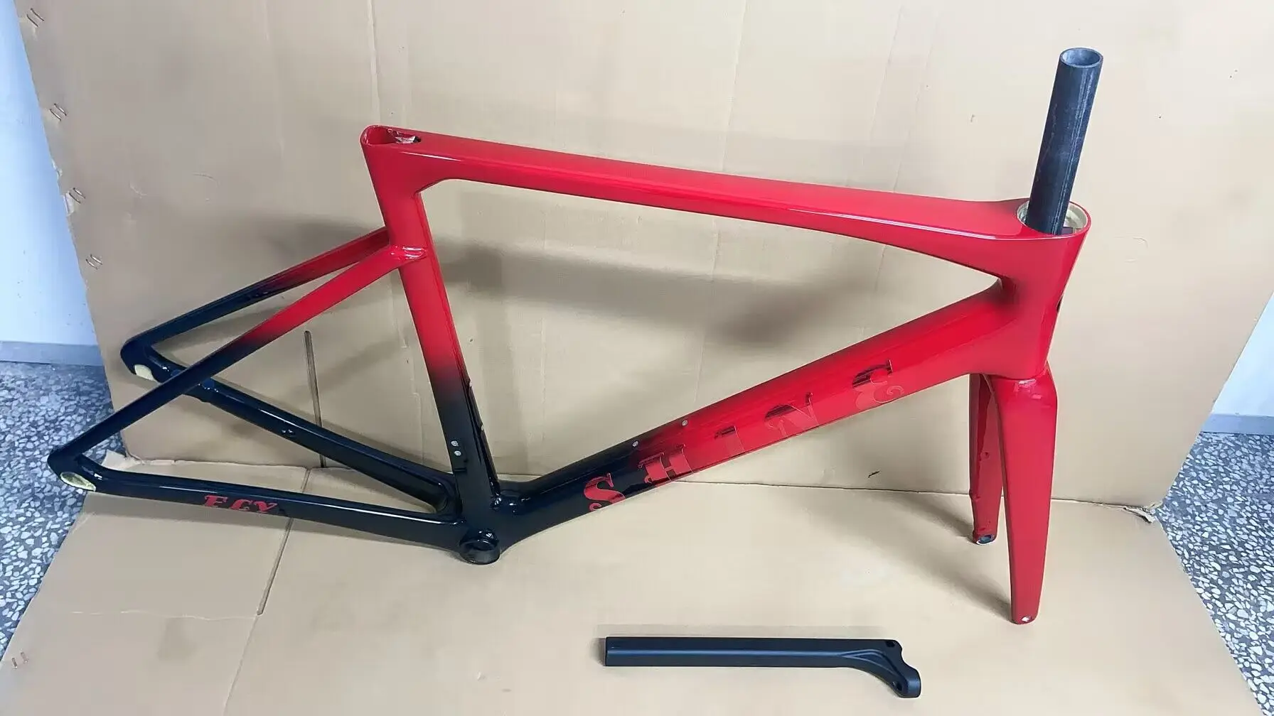 

Краска и логотип на заказ, велосипедная карбоновая рама shine fly, полностью карбоновая рама, красная, черная, ud, глянцевая китайская рама для велосипеда