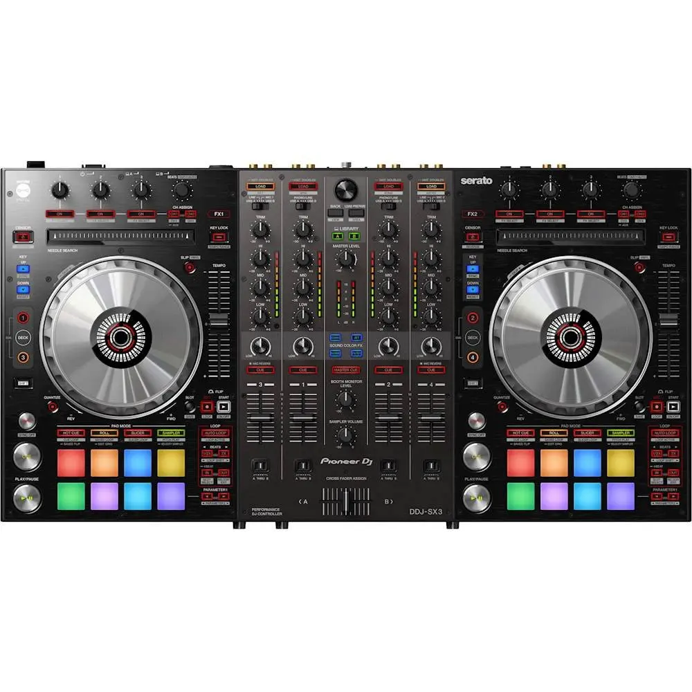

100% OFFICIAL Pioneer Pioneer DJ OPUS-QUAD 4-channel DJ System with Table and Scrim - Black