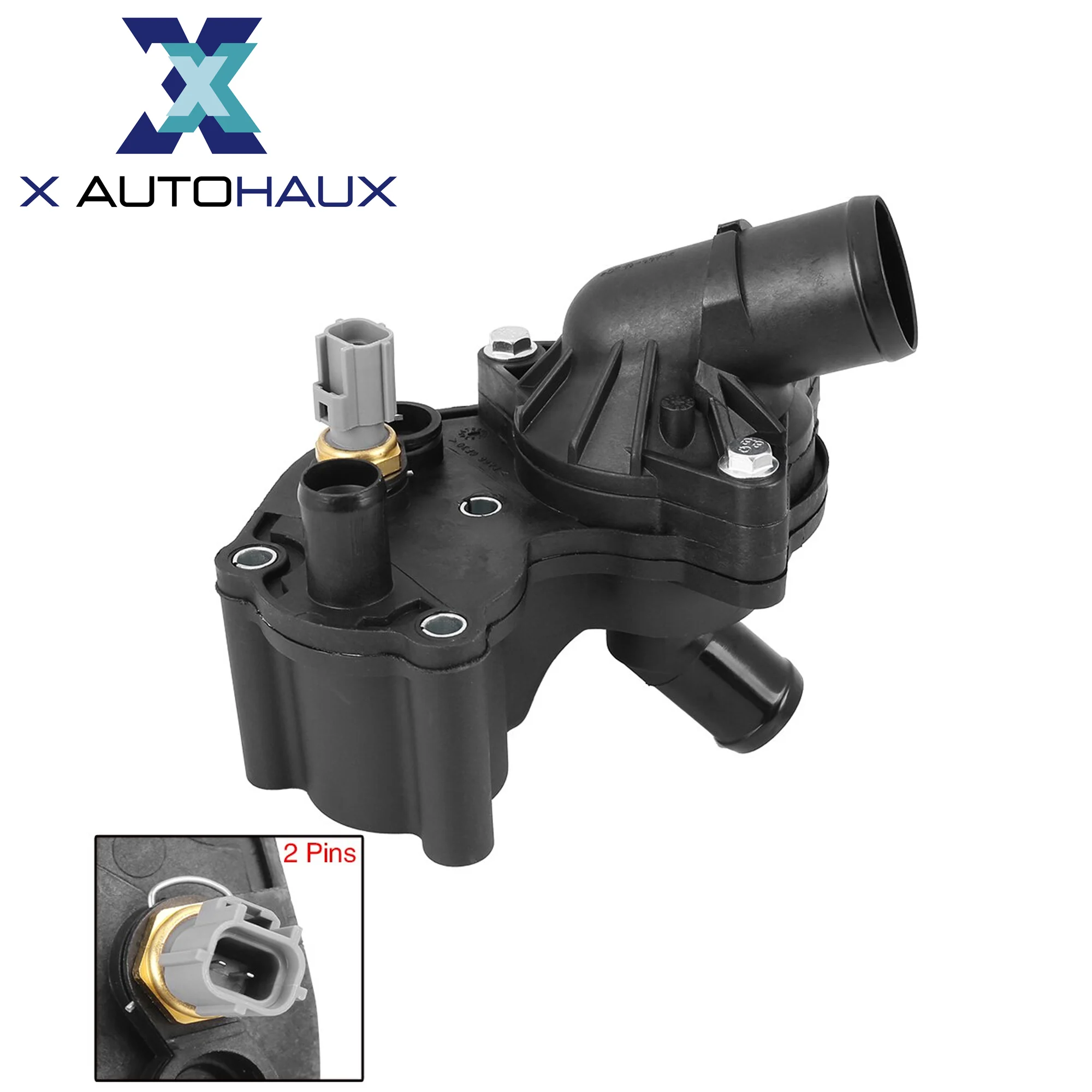 

X Autohaux Car Engine Coolant Thermostat & Housing 2L5E9K478BA for Ford Explorer Sport Trac 4.0 for Ranger 4.0L Auto Accessories