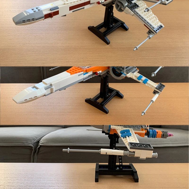 Конструктор MOC кронштейн для истребителя X-WingSpace сопротивление X-winges 75273 75102 75149 |