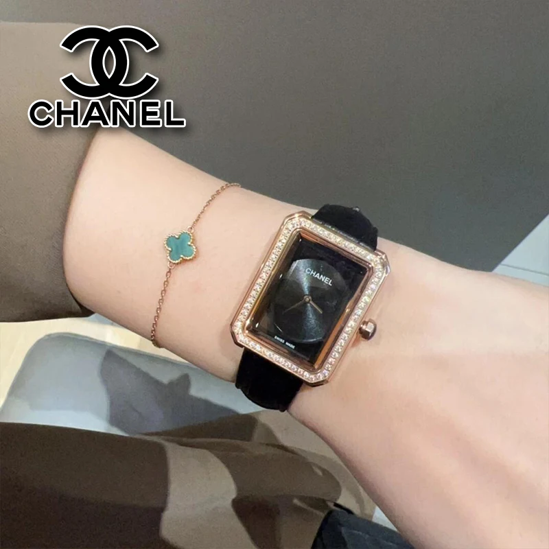 Часы в стиле Chanel 2024 новая модная тенденция кварцевые часы европейского и