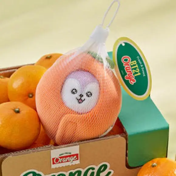 

Брелоки для плюшевой куклы BT21 Baby Orange Party (7 вариантов)