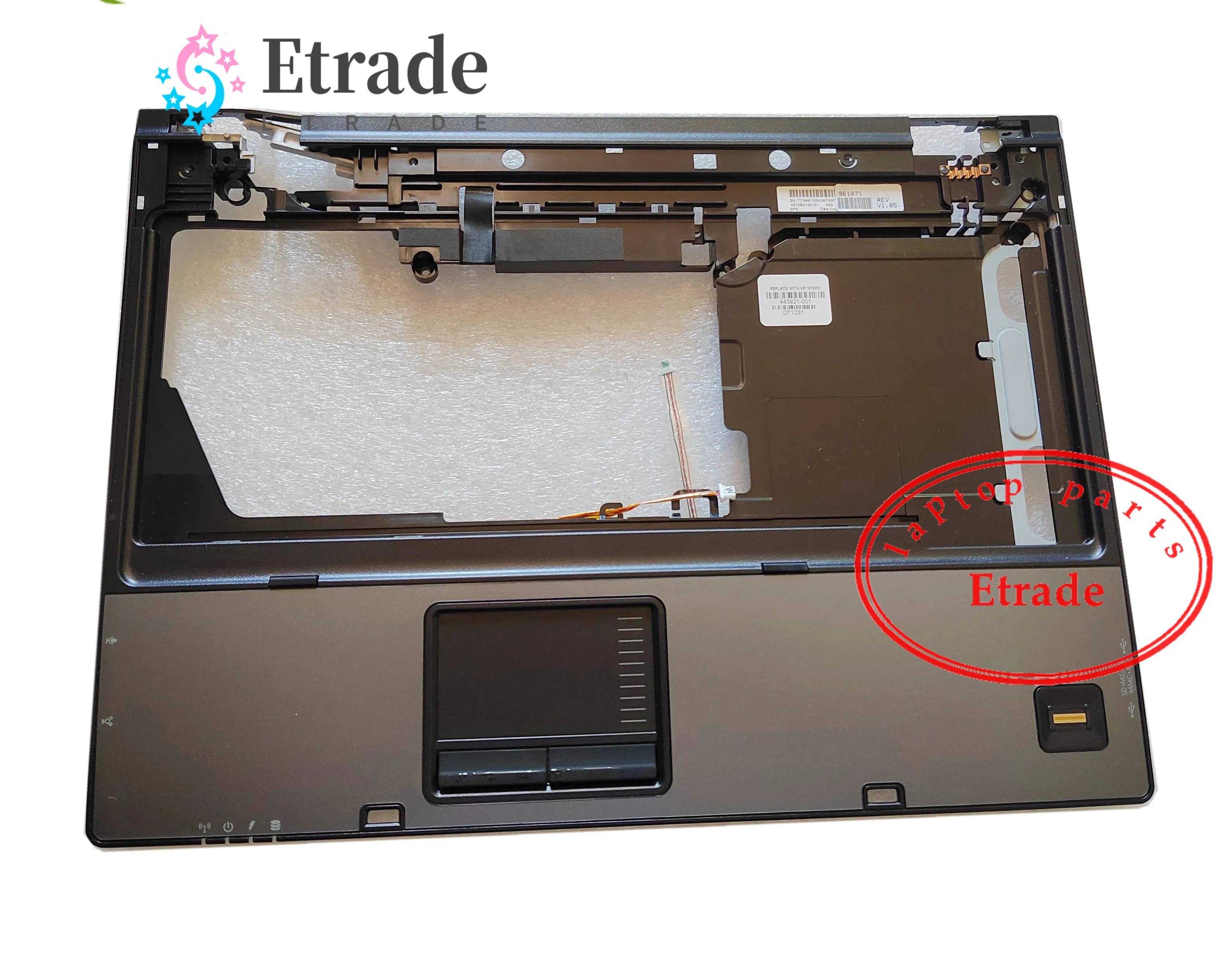 Новый оригинальный Упор для рук ноутбука HP Compaq 6510b Верхняя Крышка корпуса 443921-001