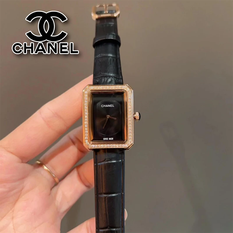 Часы в стиле Chanel 2024 новая модная тенденция кварцевые часы европейского и