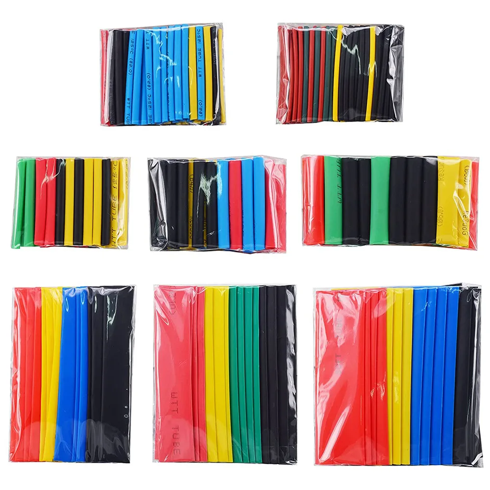 127pcs Heat Shrink Tube Wires Shrinking Wrap Tubing Wire Connect Cover Protection Cable Electric Cable Waterproof Shrinkable 2:1 images - 6