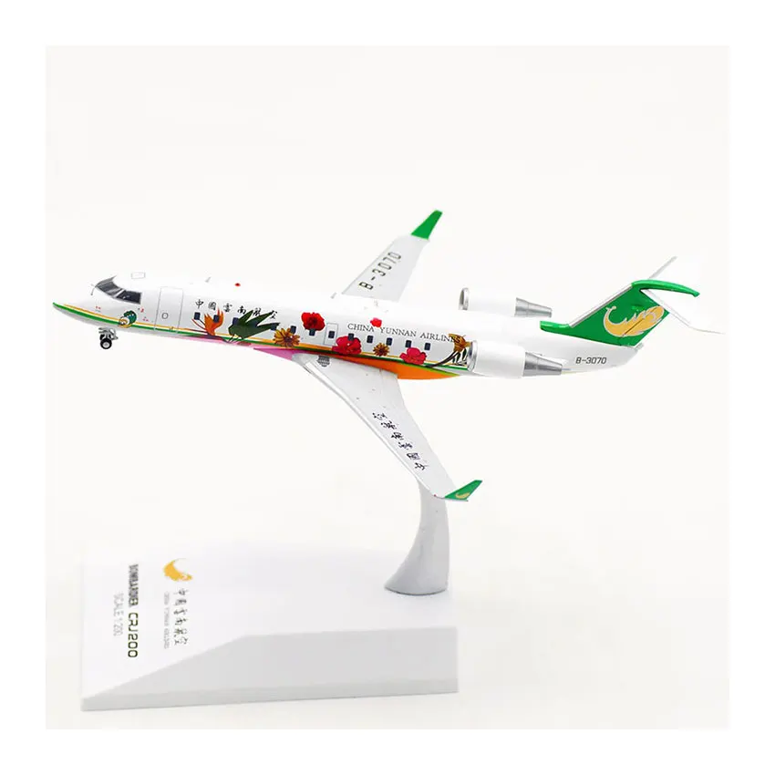 

Diecast 1:200 Scale Yunnan Airlines CRJ-200ER B-3070 Alloy Aircraft Model Collection Souvenir Display Ornaments