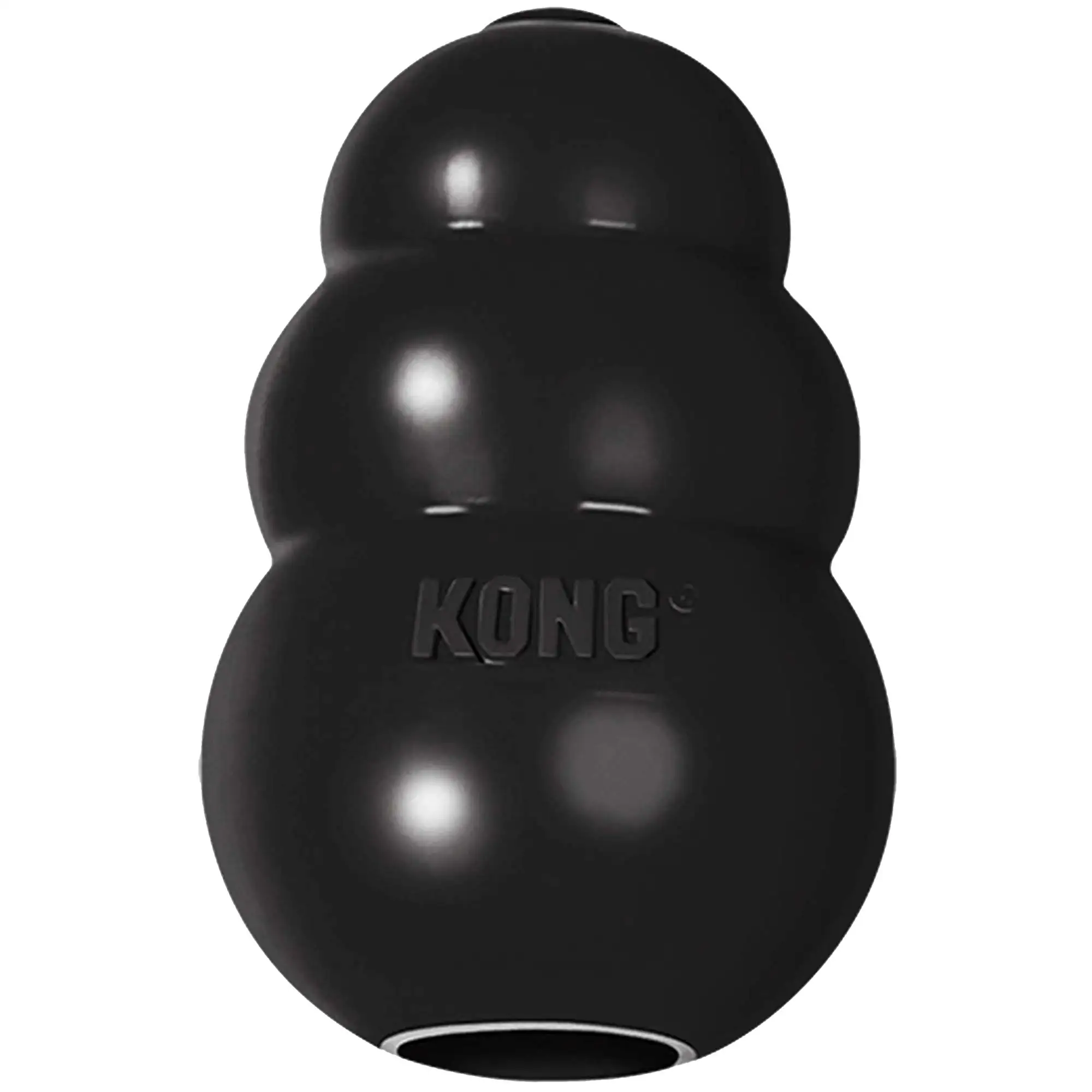 KONG - Extreme Dog Toy - Toughest Natural Rubber, Black - Fun to Chew, Chase and Fetch