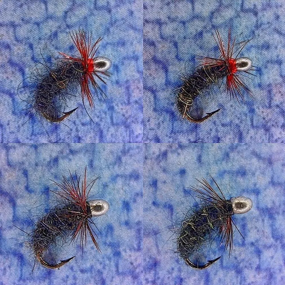 16 шт. Мушки на крючке SCUD № 12 Артикул ГМ – 106
