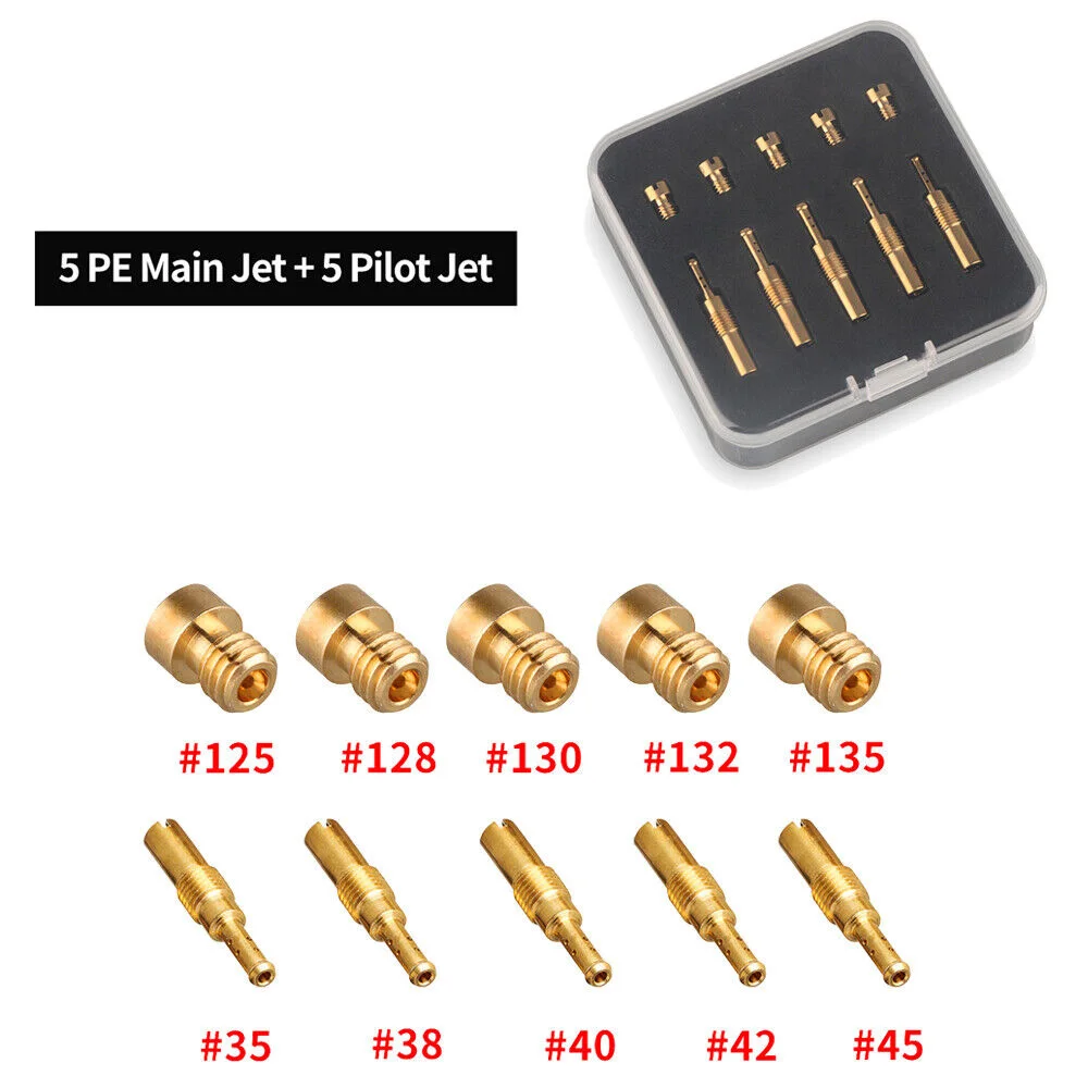 

NIBBI 6/10 шт. мотоциклетные головные жиклеры карбюратора PE M5 M6, набор форсунок для Yamaha Honda, аксессуары для мотокросса