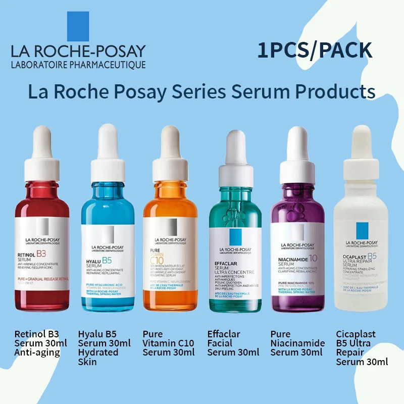 

Original La Roche Posay Effaclar Serum Ultra Concentrated Skin Revitalizing Anti-Acne Fade Red Stracks Shrink Pores Essence 30ml