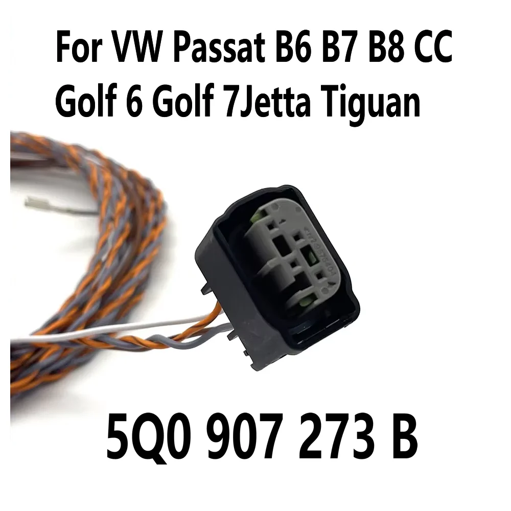 

Для VW Passat B6 B7 B8 CC Golf 6 Golf 7 Jetta Tiguan TPMS жгут давления в шинах второго поколения, предупреждающий кабель, провод 5Q 0907273 Б