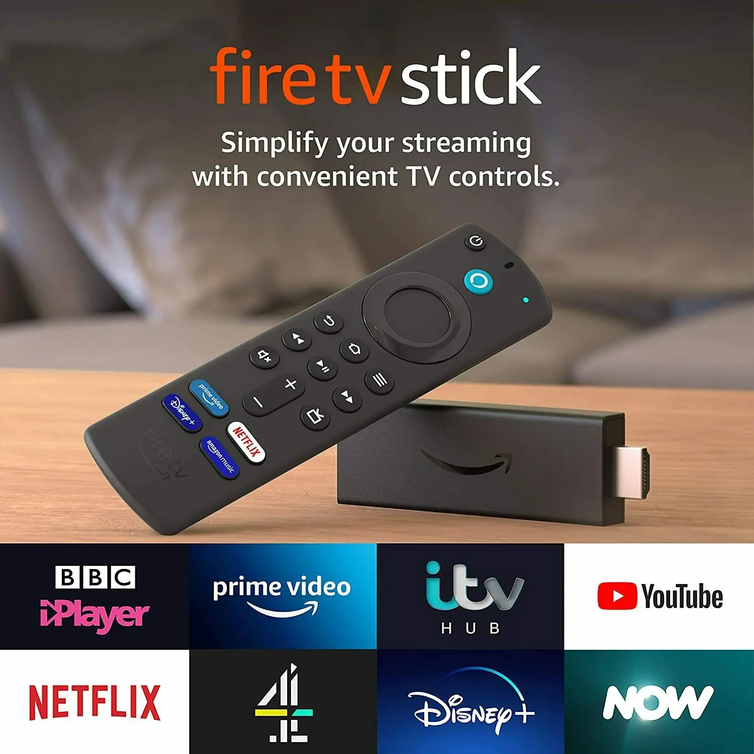 

Amazon Fire TV Stick 4K & Alexa Voice Remote Streaming, Latest 2019 Version!