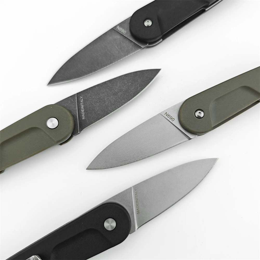 Extrema R BDØ Компактный складной нож для повседневного ношения D2 Stonewashed Blade G10 Ручка
