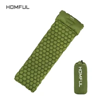 homful inflatable sleeping pad moisture proof camping mat with pillow air mattress glamping cushion inflatable sofa