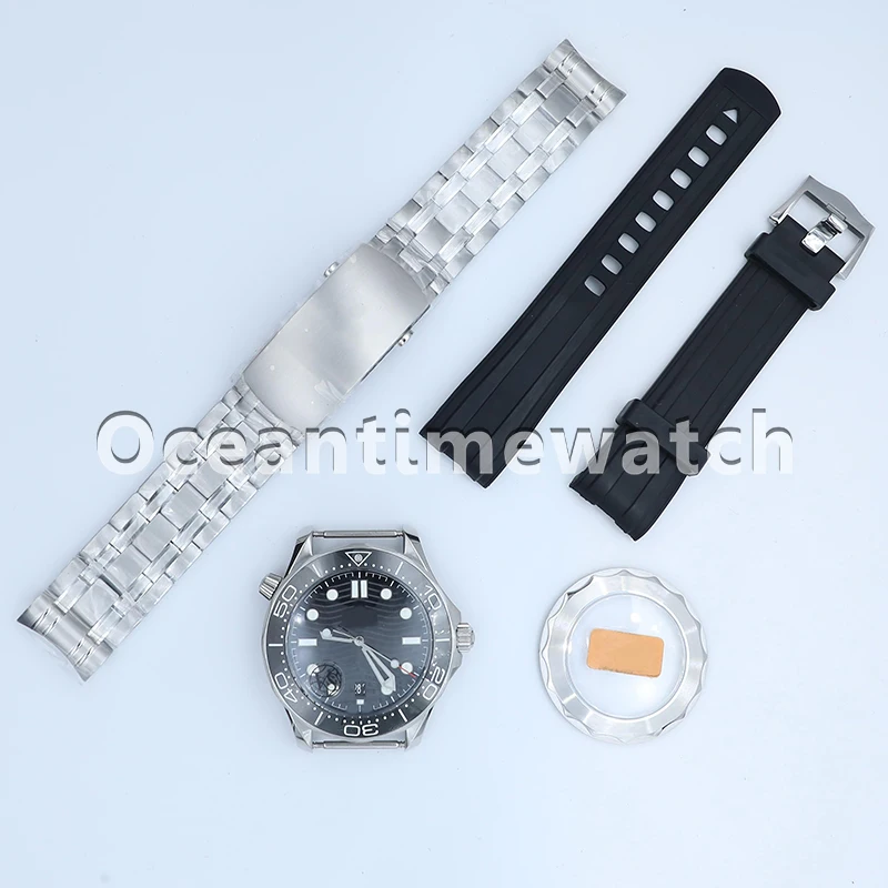 

VS Factory Luxury Mechanical Watch S-D 300M SS Black Ceramic Bezel Best Edition Blue Dial on SS Bracelet A8800 Men's watch