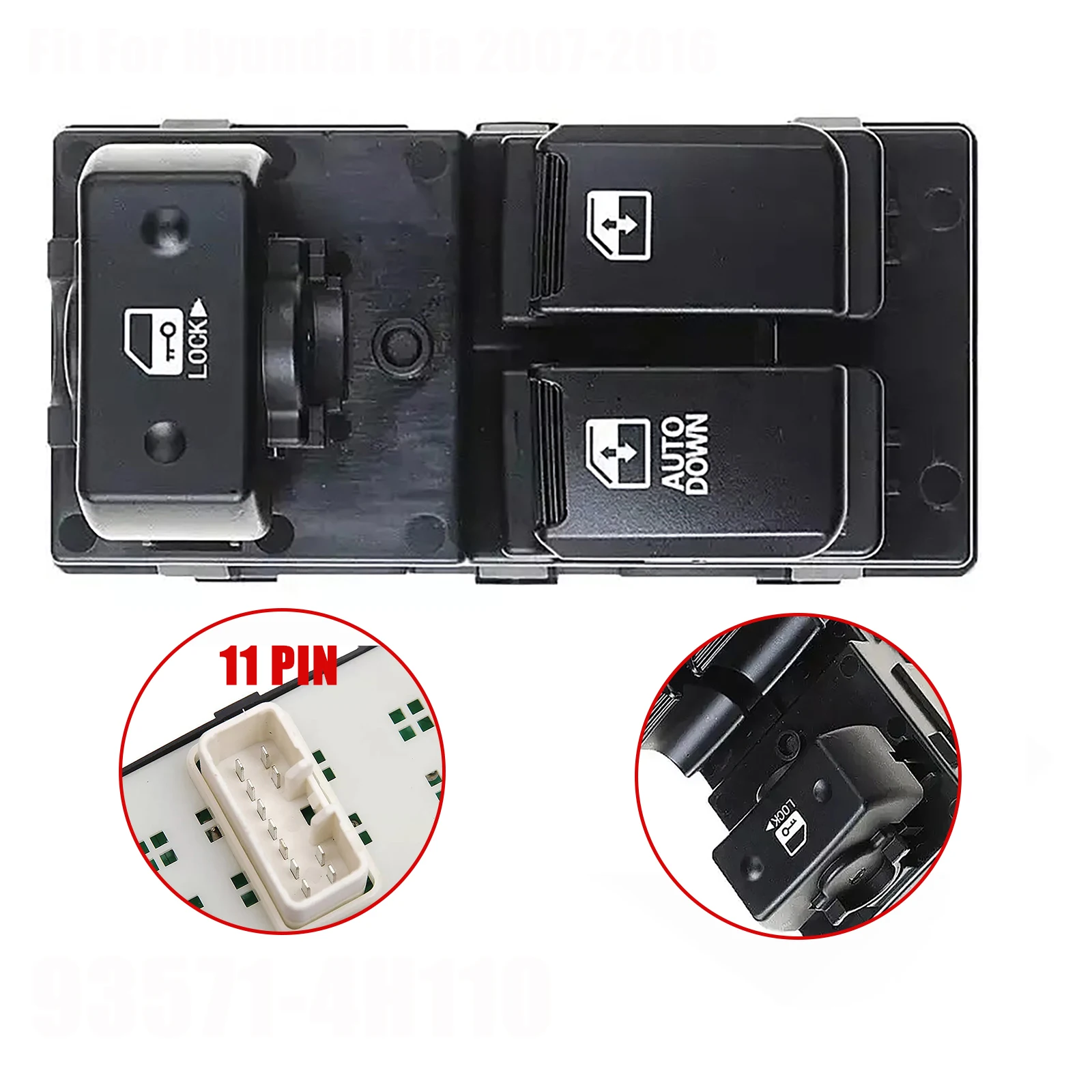 GIE.TOP автомобильный переключатель управления стеклоподъемником привод со