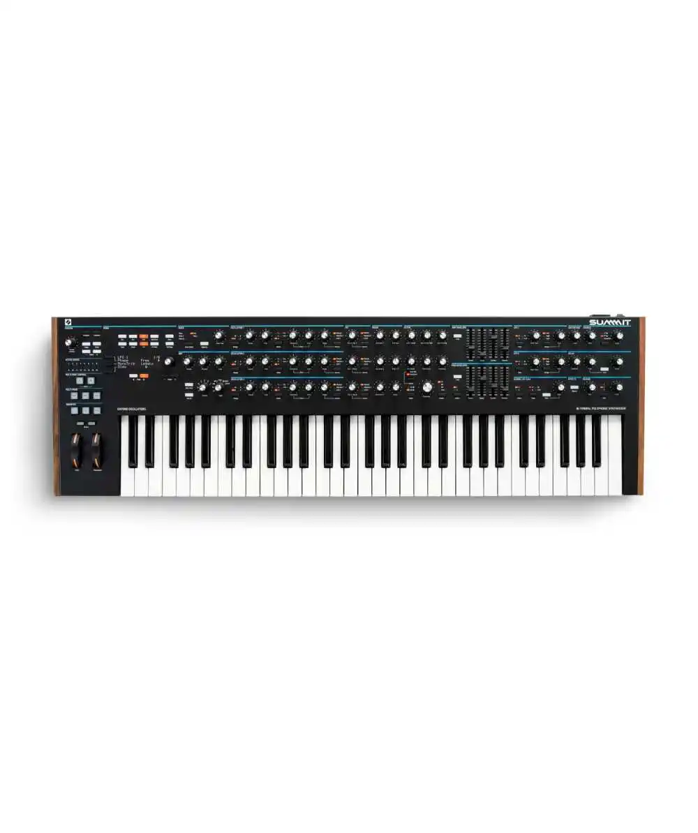 

(NEW NEW DISCOUNT) NOVATION SUMMIT - FLAGSHIP TWO-PART 16-VOICE 61-KEY POLYPHONIC SYNTHESIZER