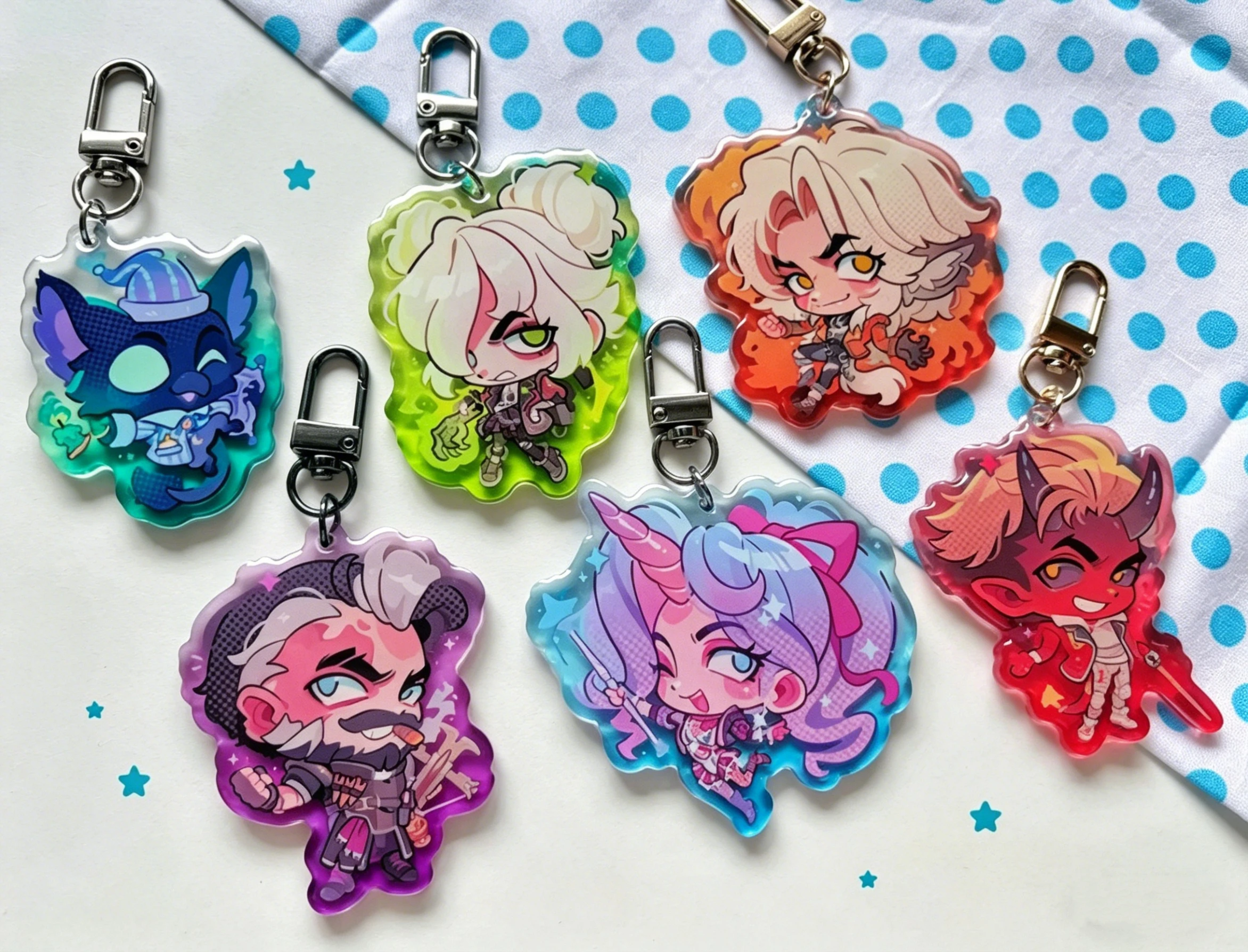 Фото Брелоки Deadlock Charms (wave 3) Rem Graves Silvery Venator Celeste Apollo №1