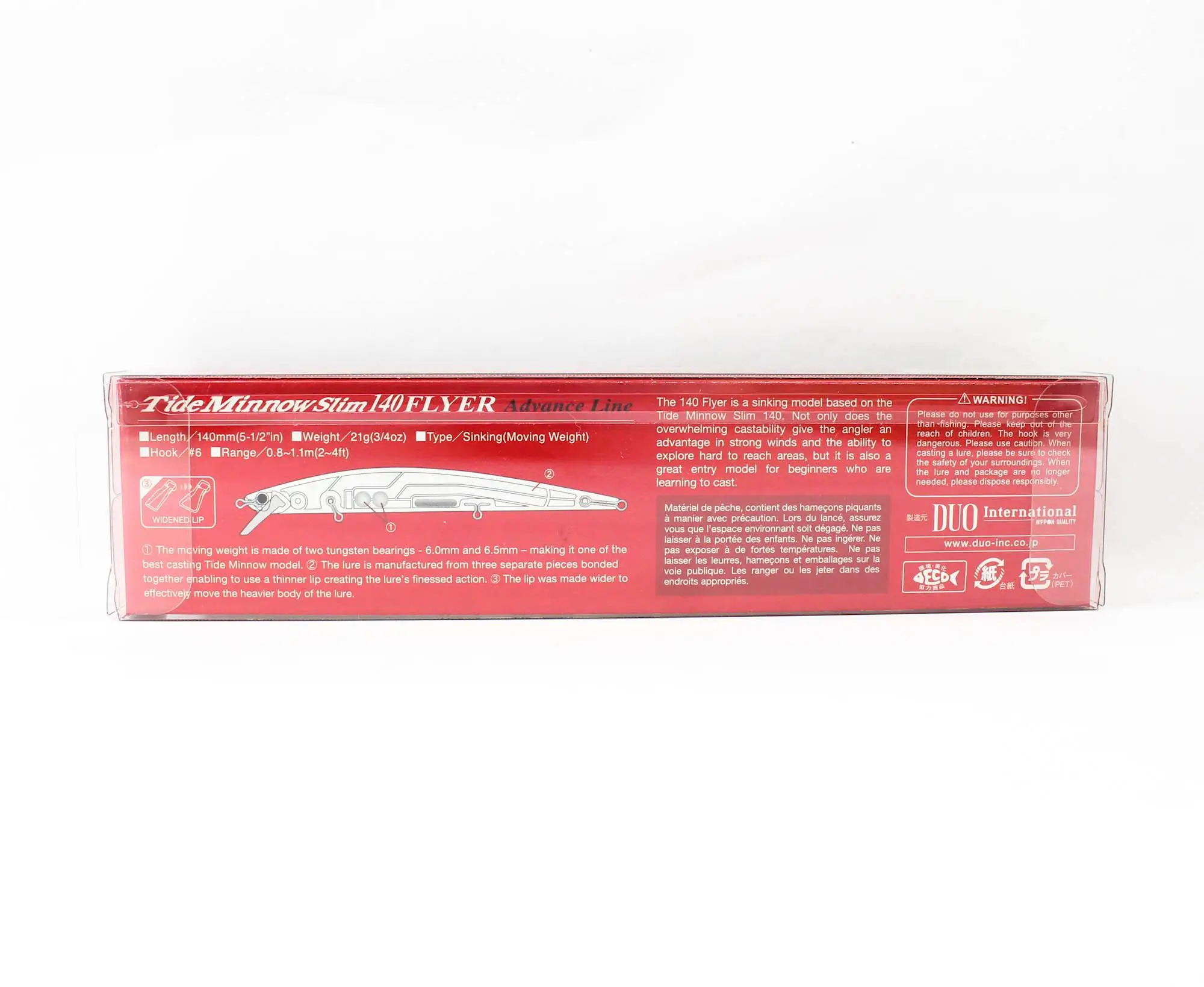 Тонущая приманка Duo Tide Minnow Flyer Slim 140 DPA0430 (6544)