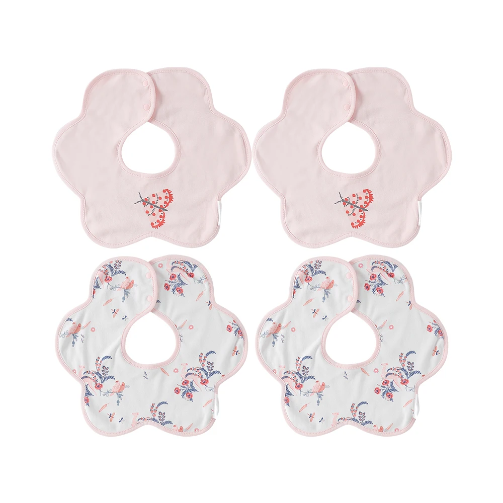 

Newborn Baby Bibs for Toddler with Adjustable With Snaps