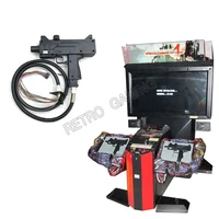 1pcs the house of dead 4 shooting game gun for shooting game simulator machine amusement firing game cga monitor cabinet
