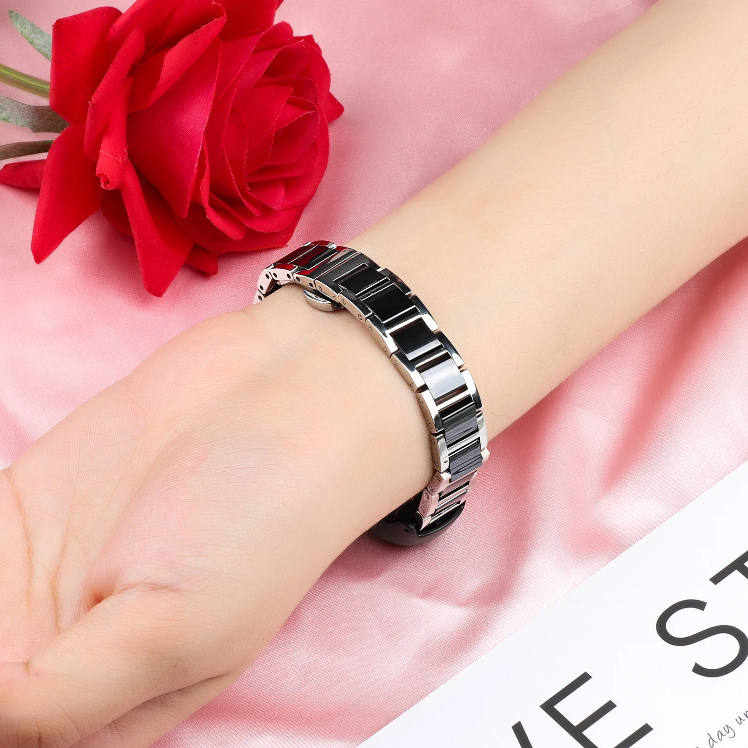 Metal Steel Strap for Xiaomi Mi Band 6 4 Wrist Band Bracelet Replacement for Mi Band 3 5 Stainless Steel correa opaska Wristband