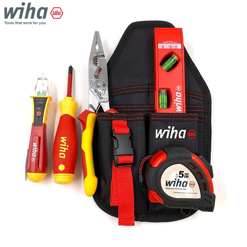 Wiha 90028C набор инструментов для проверки изоляции электрика плоскогубцы поясной