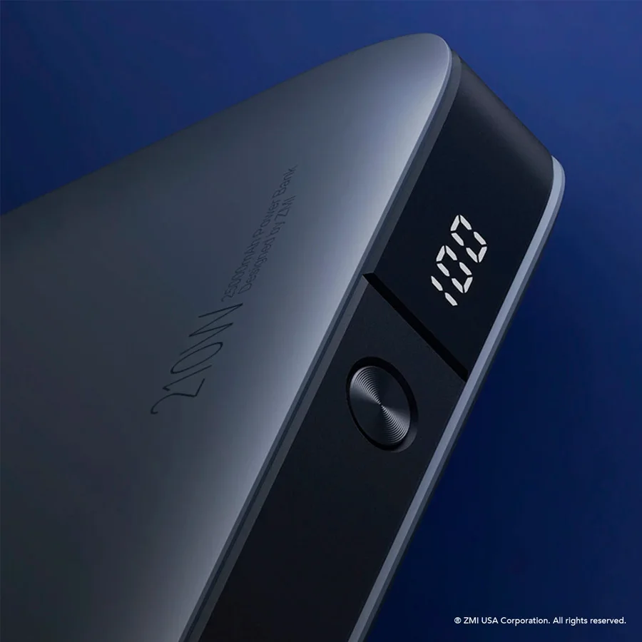 Портативный аккумулятор Power Bank Xiaomi (Mi) ZMI PowerPack № 20 25000 mAh 210W Type-C Quick Charge 3.0 PD 3A (QB826G) -